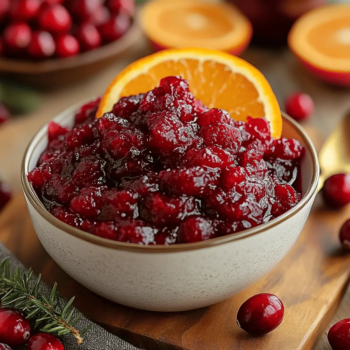 Orange Cranberry Sauce