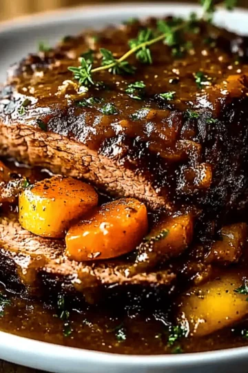 Slow-Cooked Pot Roast with Vegetables