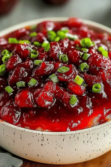 Spiced Cranberry Sauce