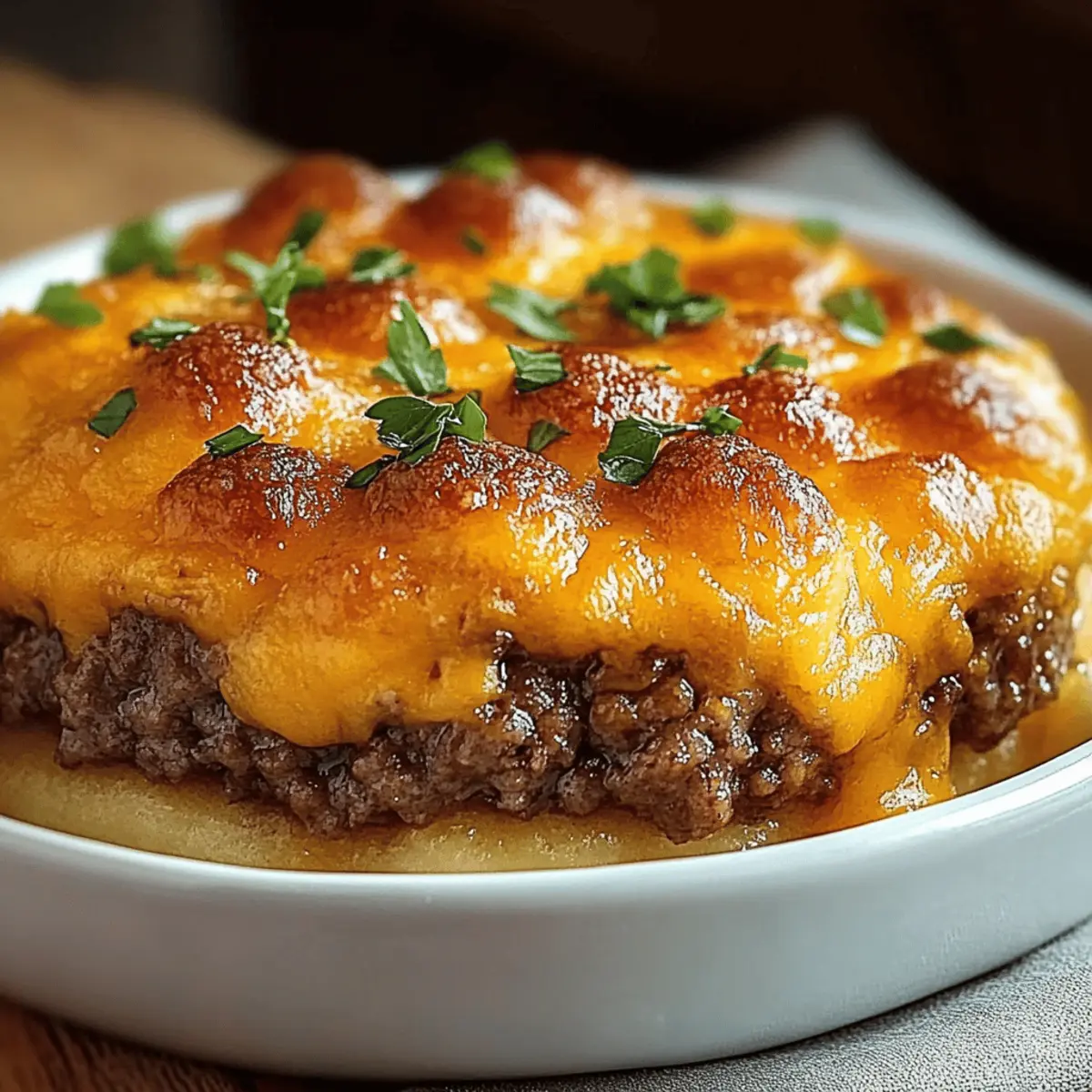 Tater Tot Casserole with Ground Beef