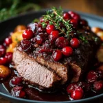 Tender Balsamic Cranberry Beef Roast