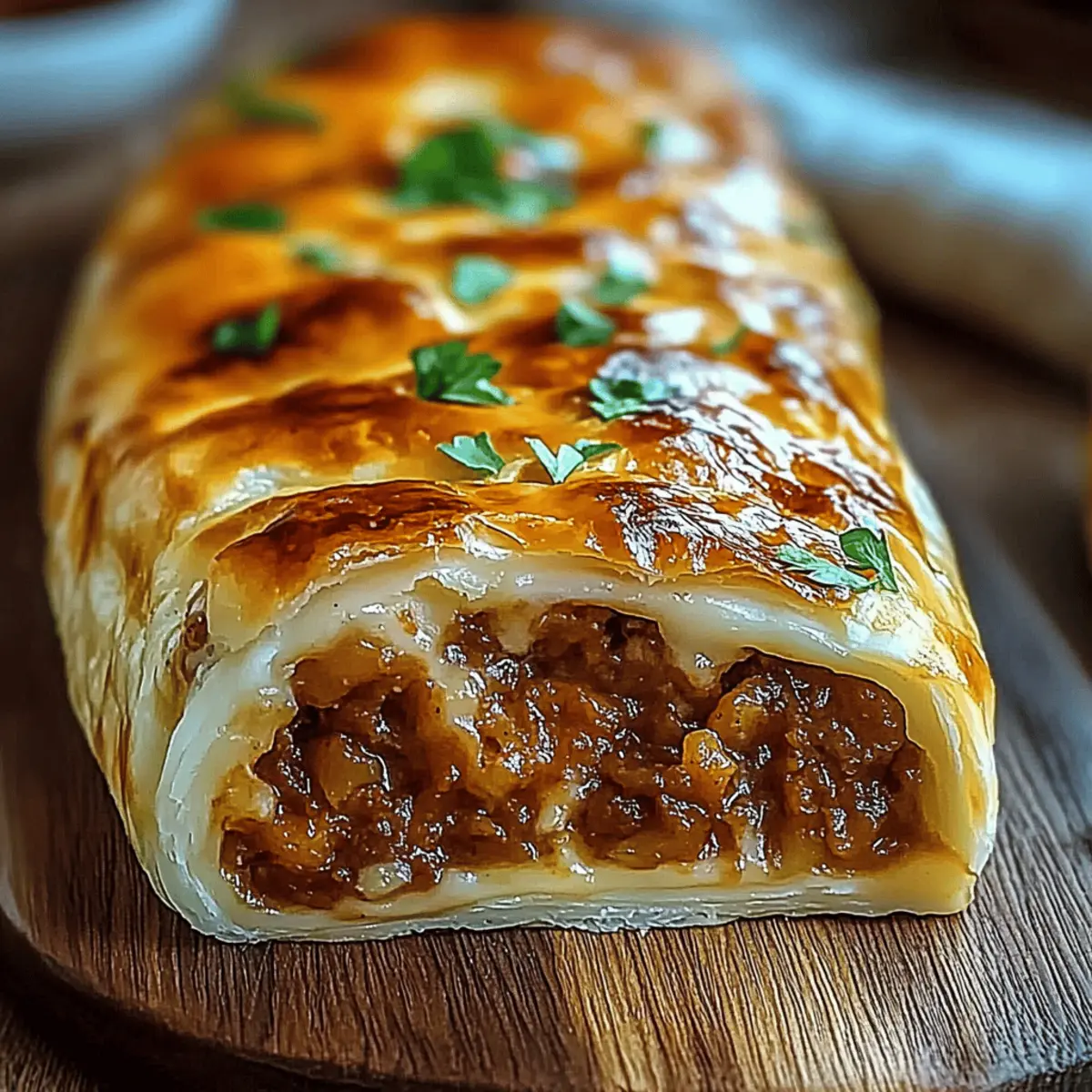 Cheesy Ground Beef Roll