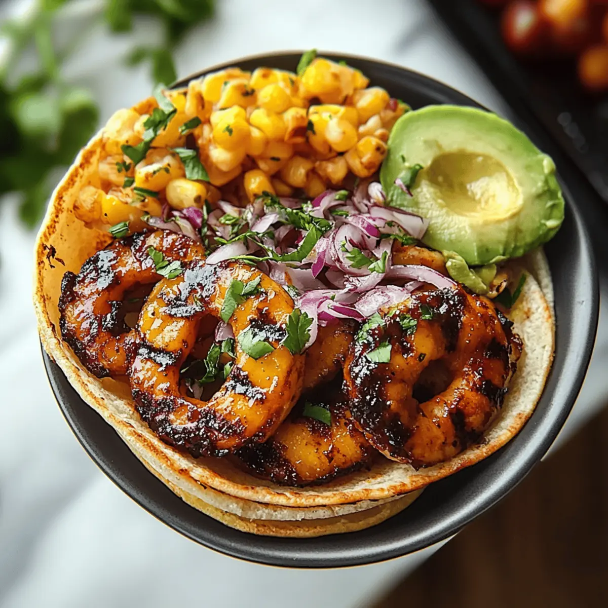 Chili Lime Shrimp Tacos Bowl