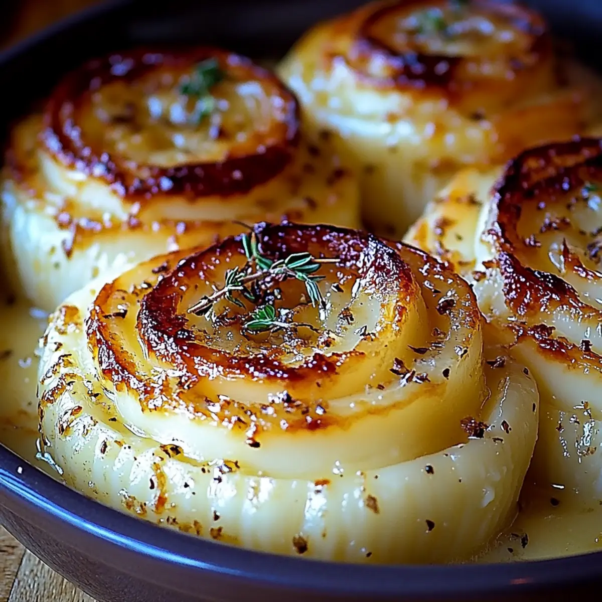 Baked Onions with Asiago Cheese