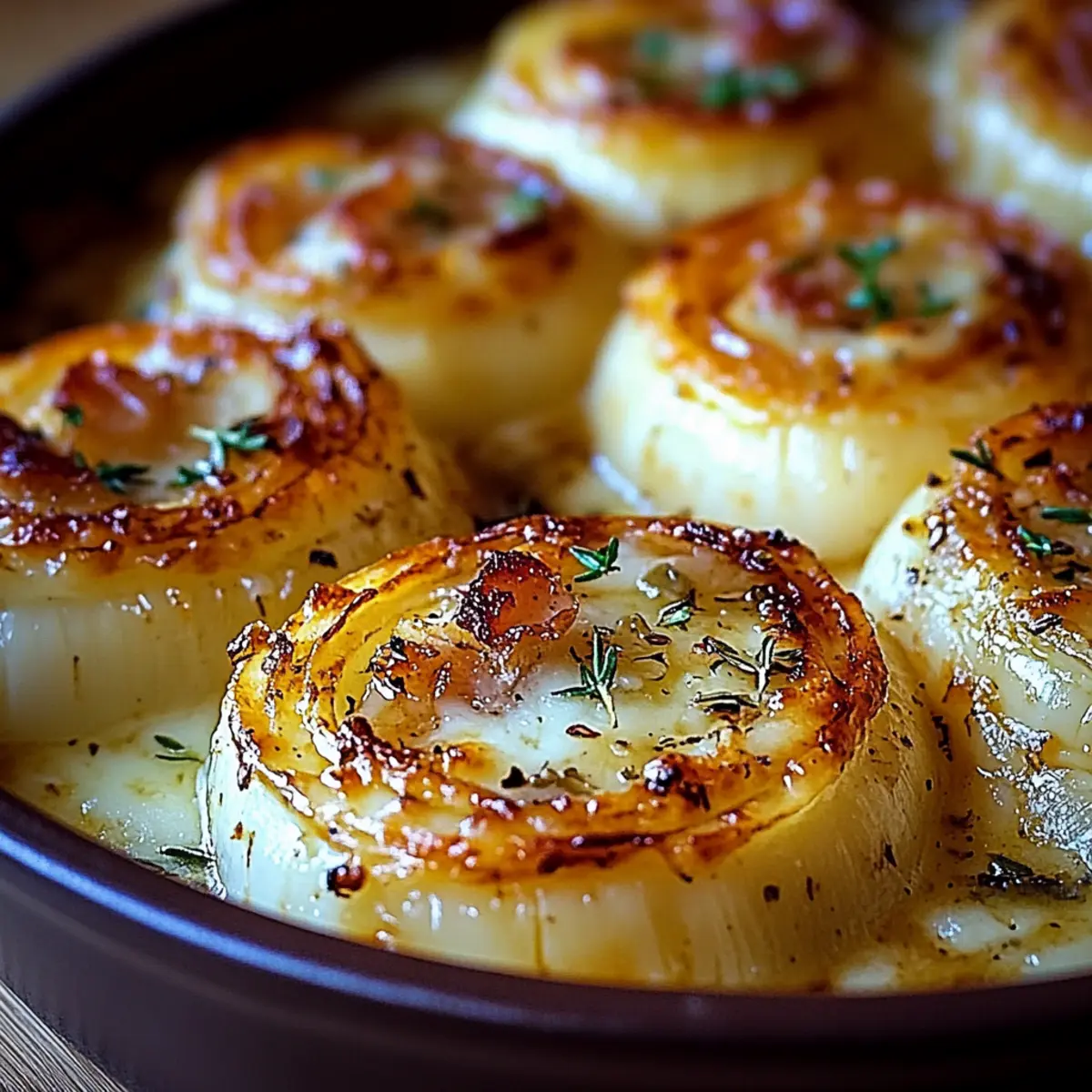 Baked Onions with Asiago Cheese