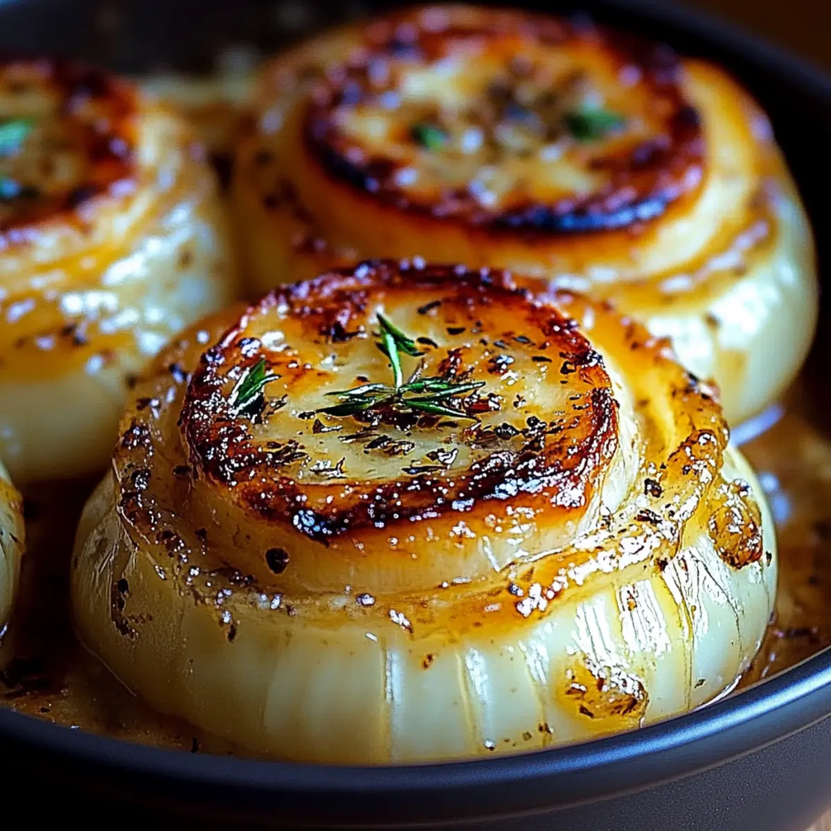Baked Onions with Asiago Cheese