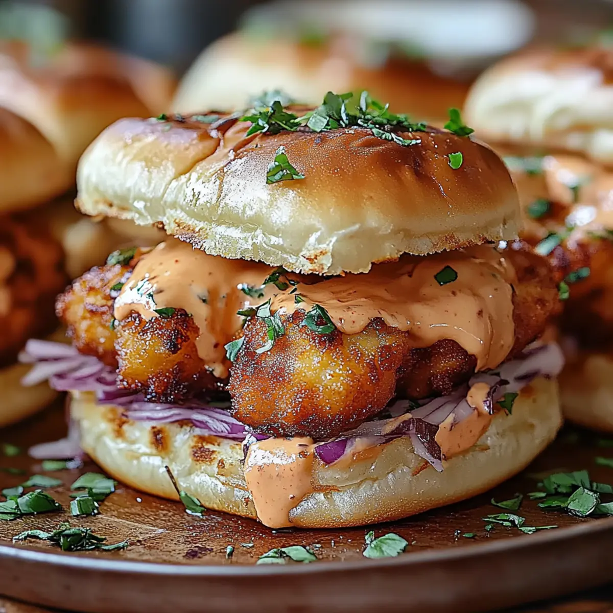 Bang Bang Chicken Sliders