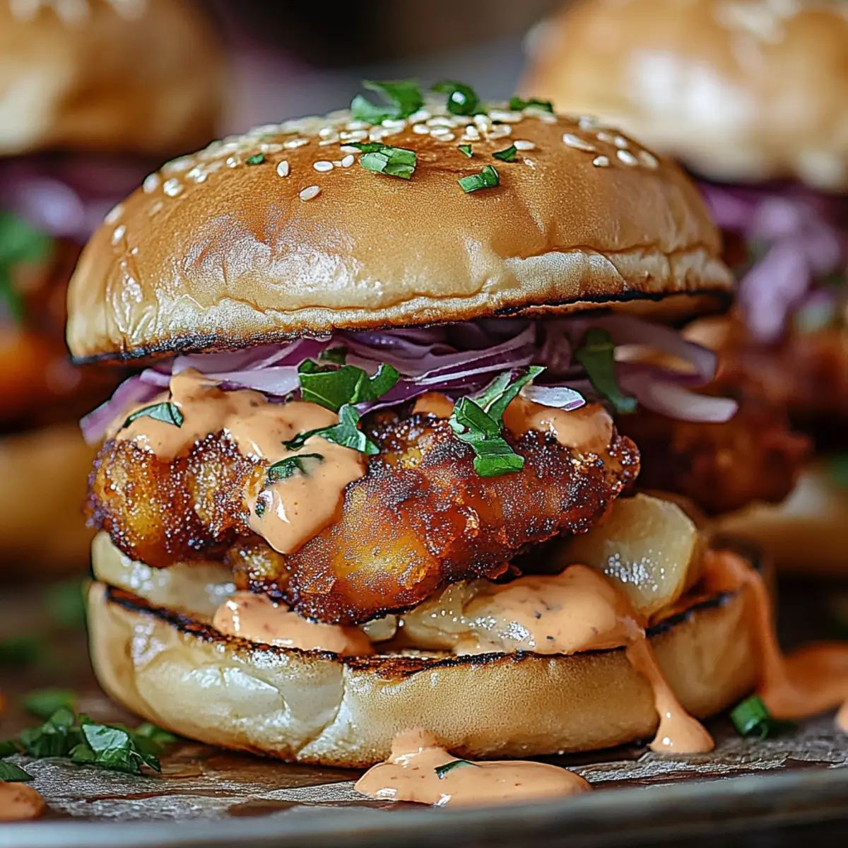 Bang Bang Chicken Sliders