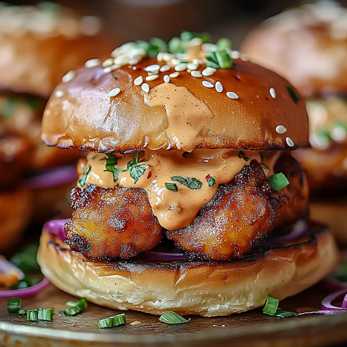 Bang Bang Chicken Sliders