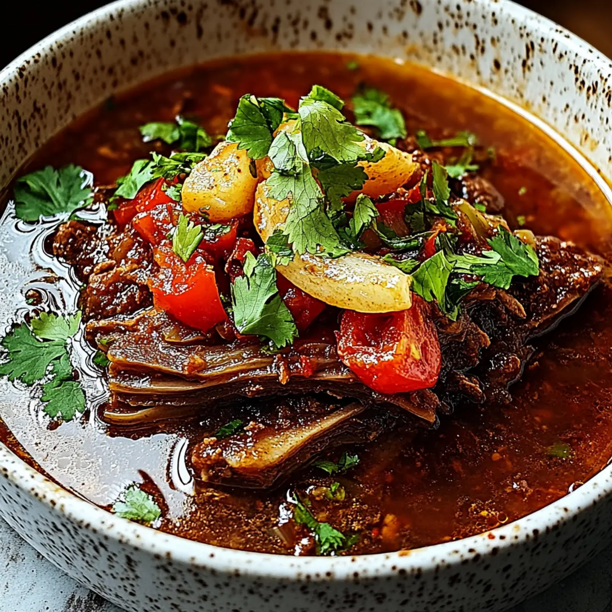 Birria with Rich Chile Sauce