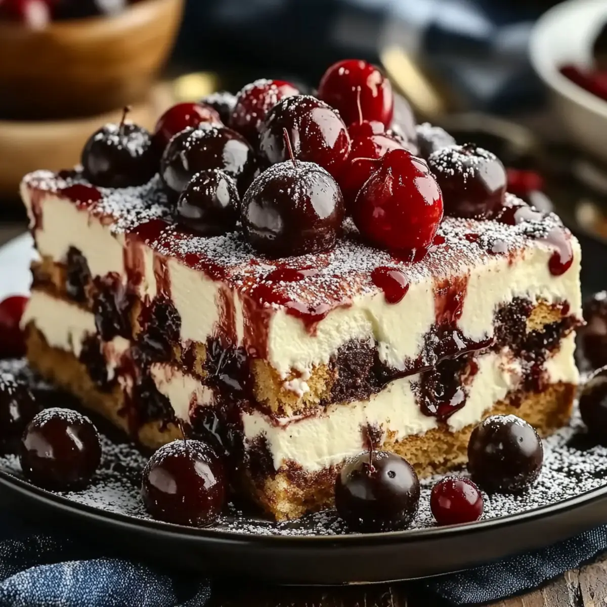 Black Forest Tiramisu