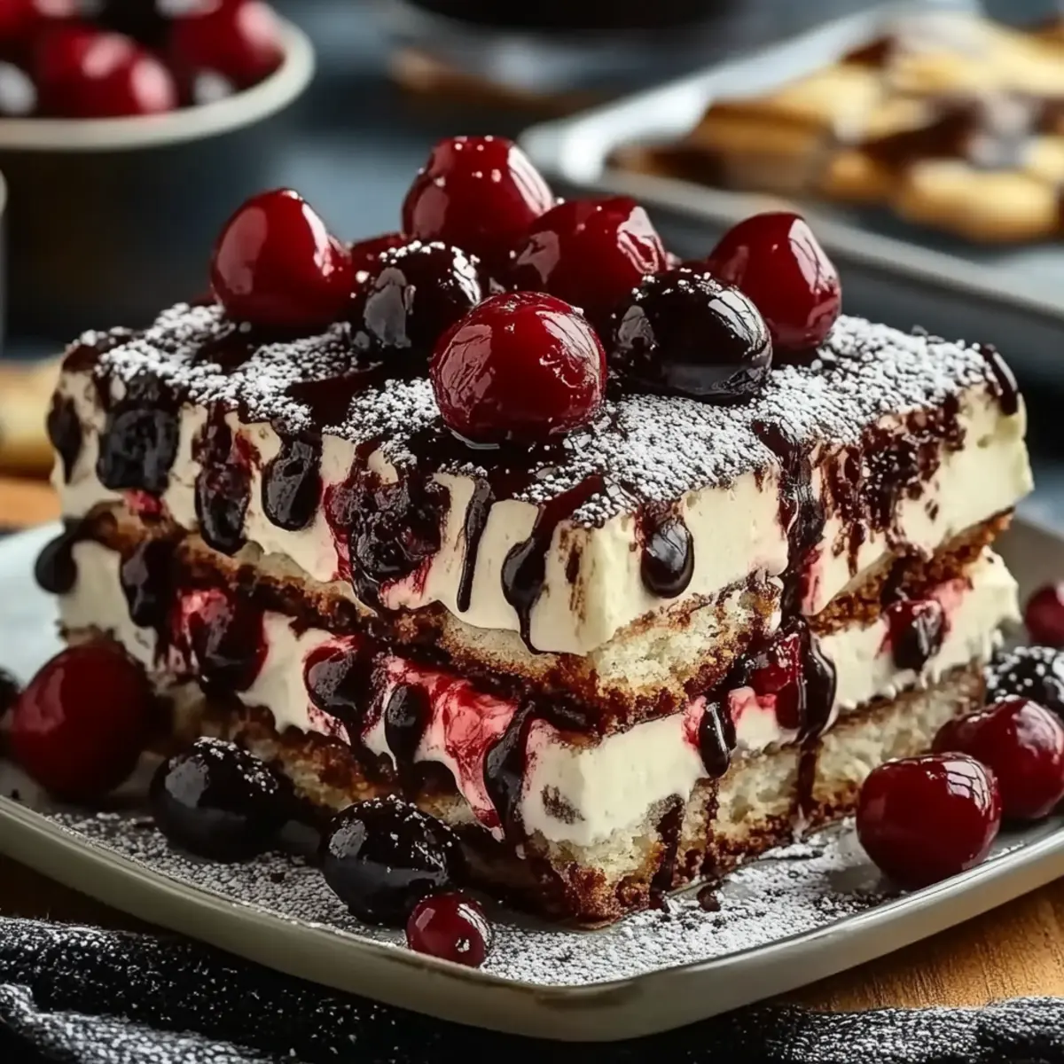 Black Forest Tiramisu