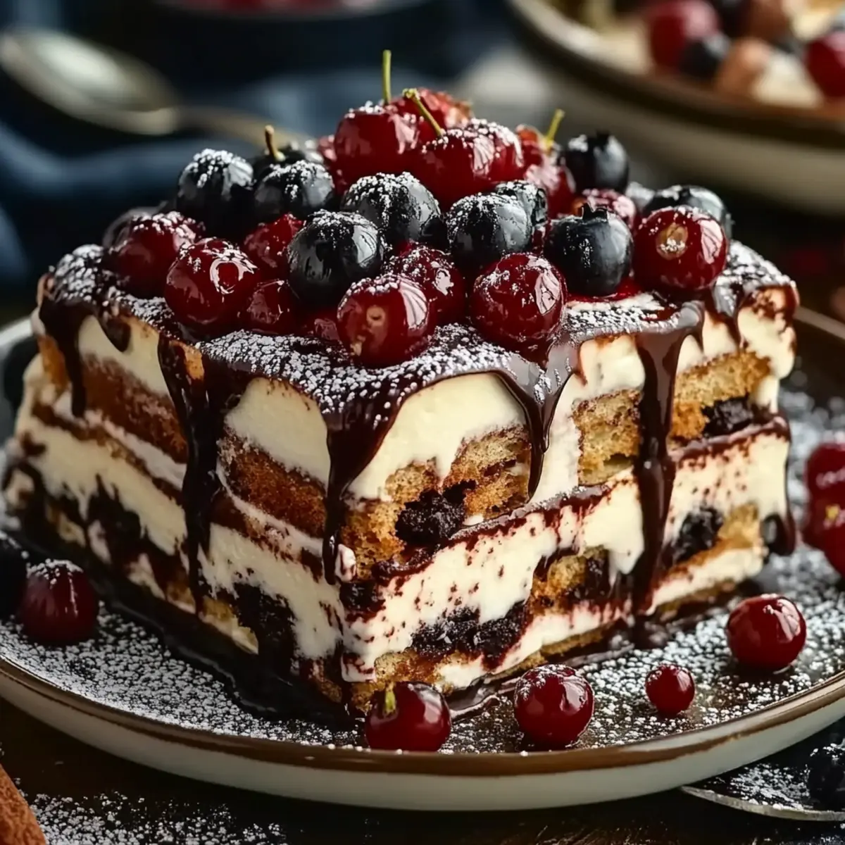 Black Forest Tiramisu