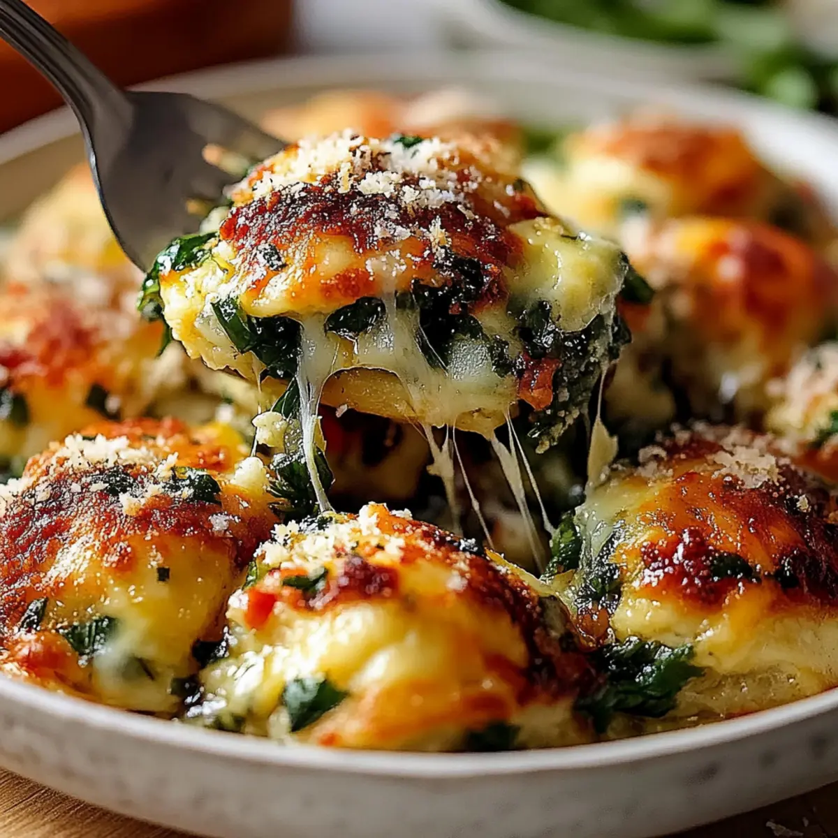 Cheesy Spinach And Ricotta Dumplings