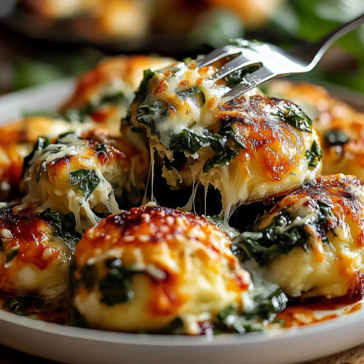 Cheesy Spinach And Ricotta Dumplings
