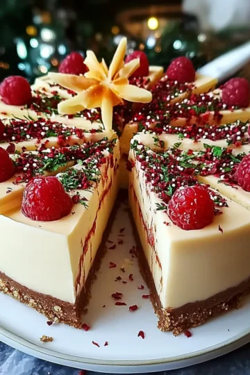 Christmas Cookie Cheesecake