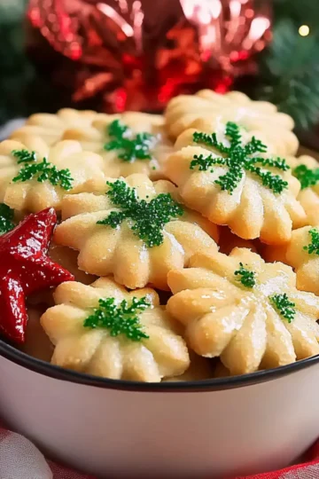 Christmas Spritz Cookies