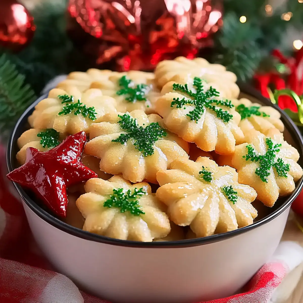 Christmas Spritz Cookies