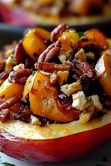 Cranberry Apple Twice-Baked Sweet Potatoes