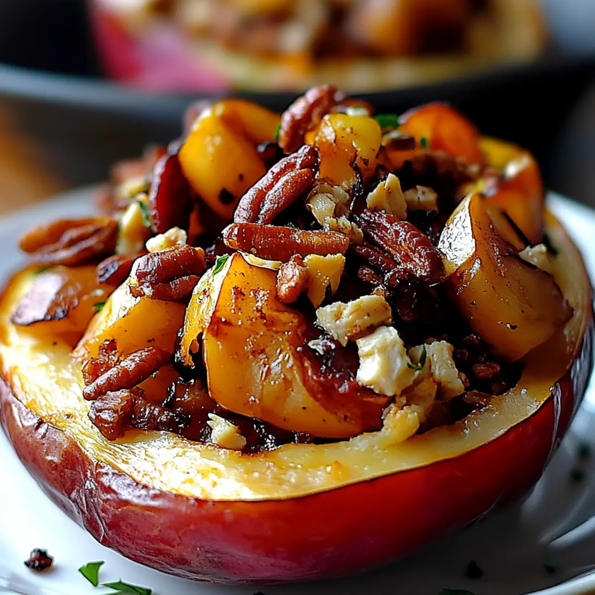 Cranberry Apple Twice-Baked Sweet Potatoes