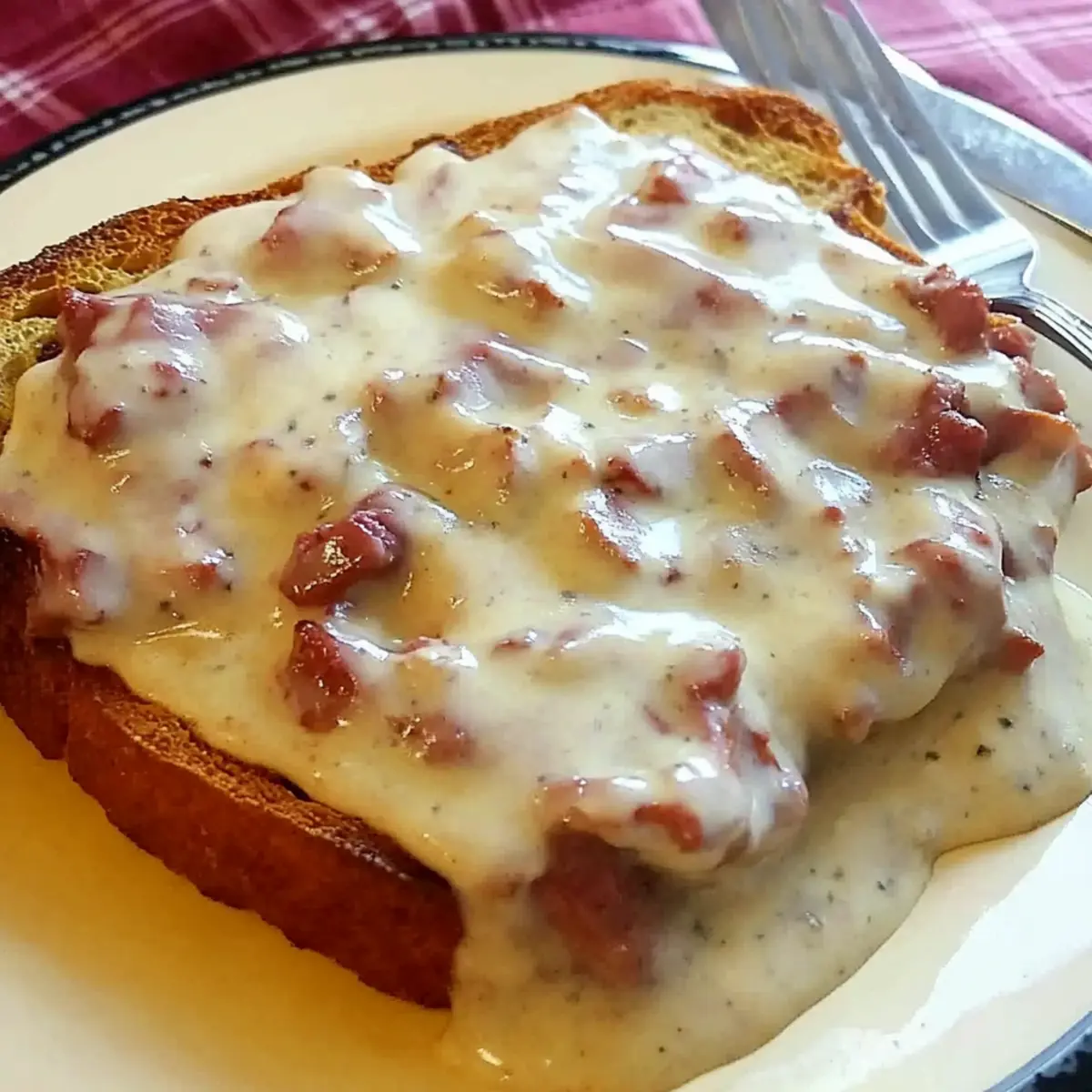 Creamed Chipped Beef on Toast