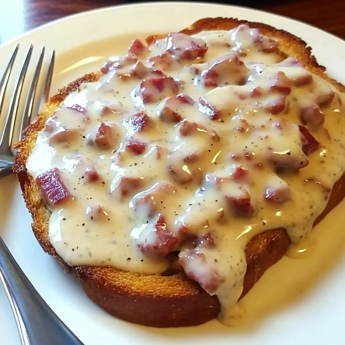 Creamed Chipped Beef on Toast