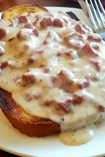 Creamed Chipped Beef on Toast