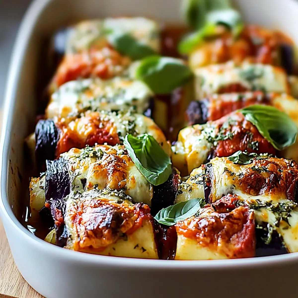 Eggplant Roll-Ups with Creamy Ricotta and Spinach