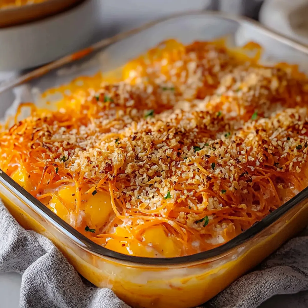 Grated Sweet Potato Casserole