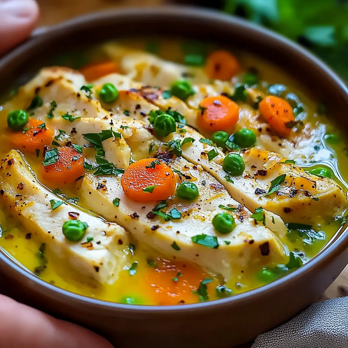 Hearty Anti-Inflammatory Turmeric Chicken Soup