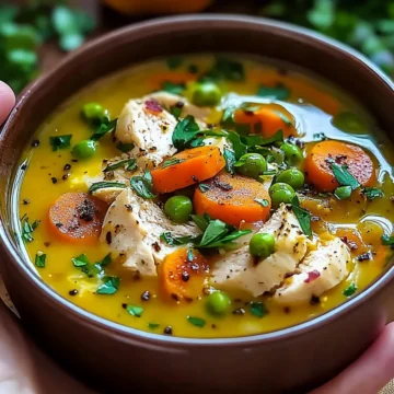 Hearty Anti-Inflammatory Turmeric Chicken Soup