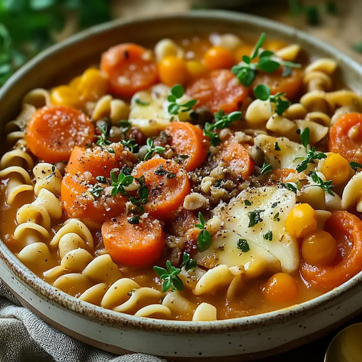 Italian Lentil Soup with Pasta
