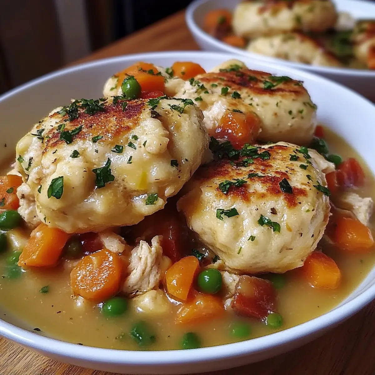 Pot Chicken and Dumplings