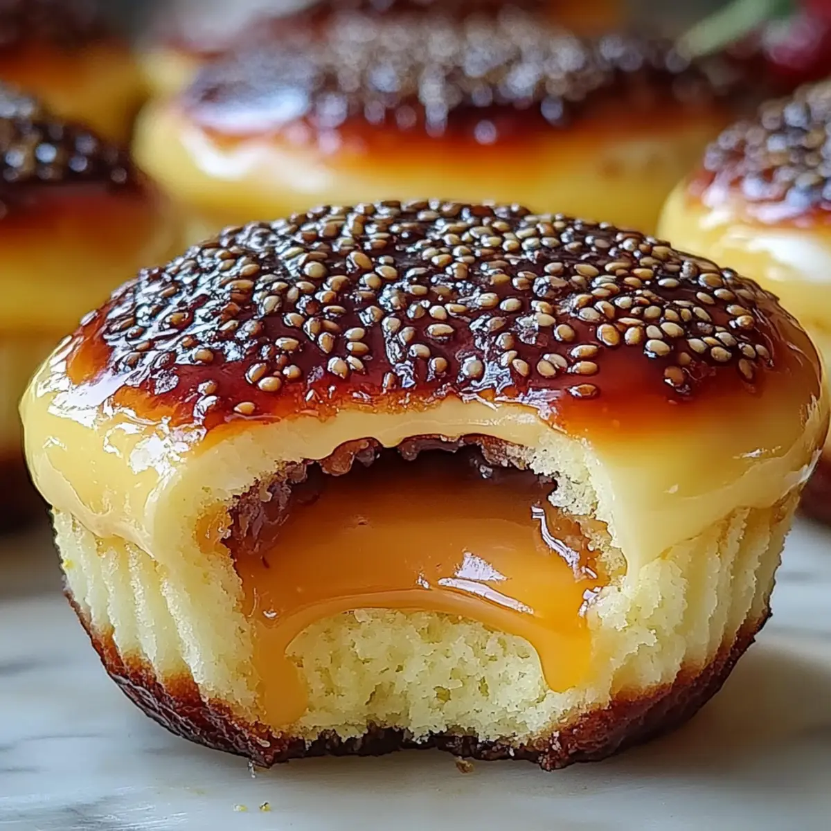 Vanilla Bean Creme Brulee Cheesecake Cupcakes