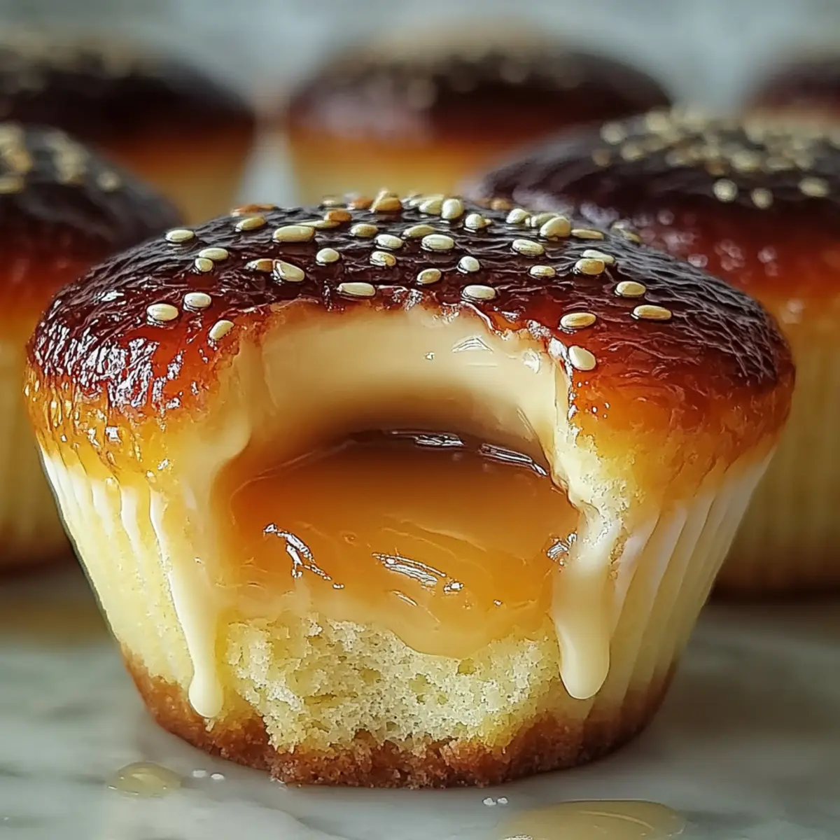 Vanilla Bean Creme Brulee Cheesecake Cupcakes