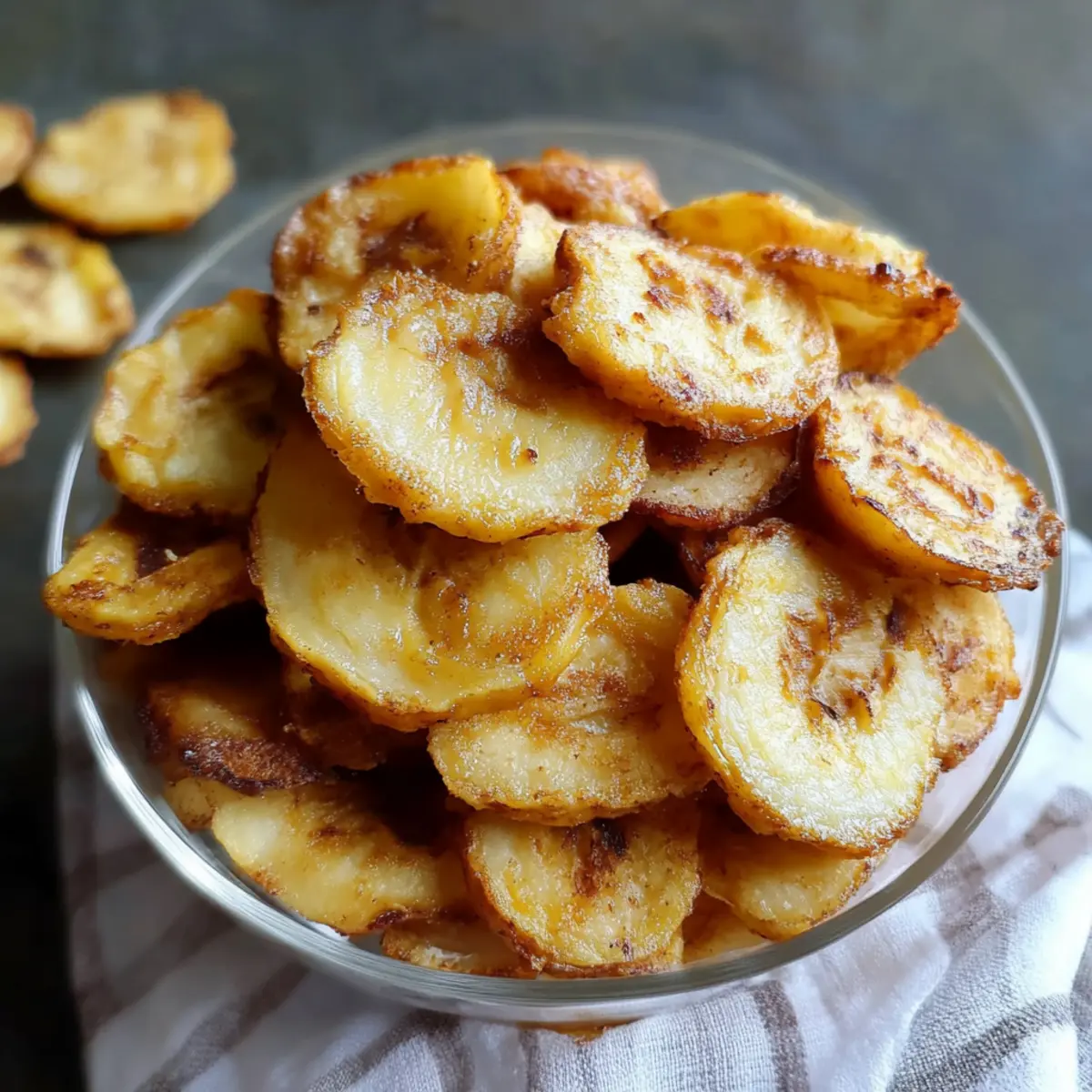 Air Fryer Banana Chips