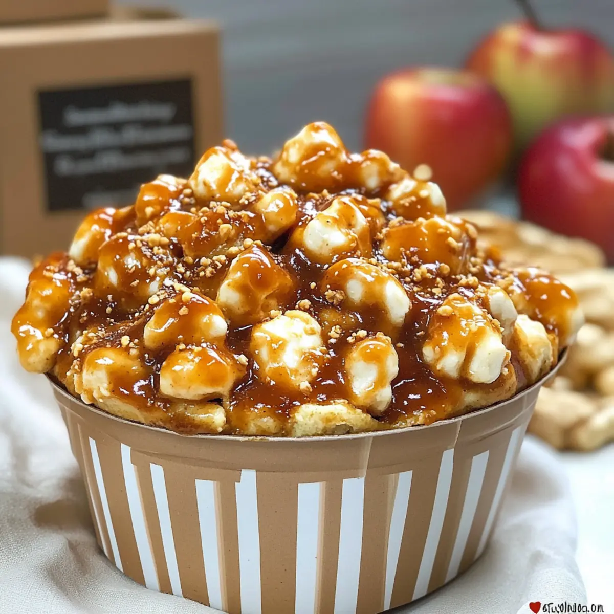 Apple Pie Bourbon Popcorn