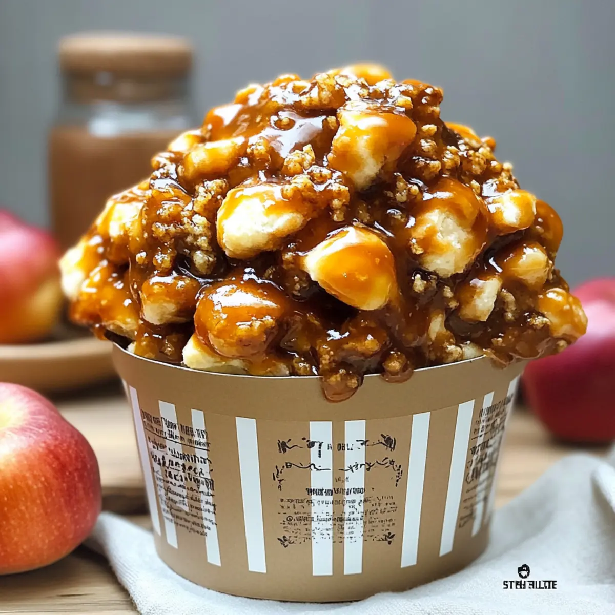 Apple Pie Bourbon Popcorn