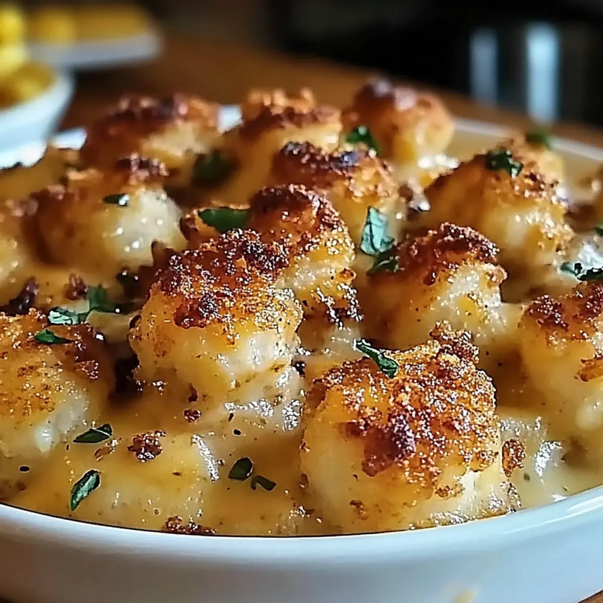 Cheddar Ranch Chicken Tater Tot Bake