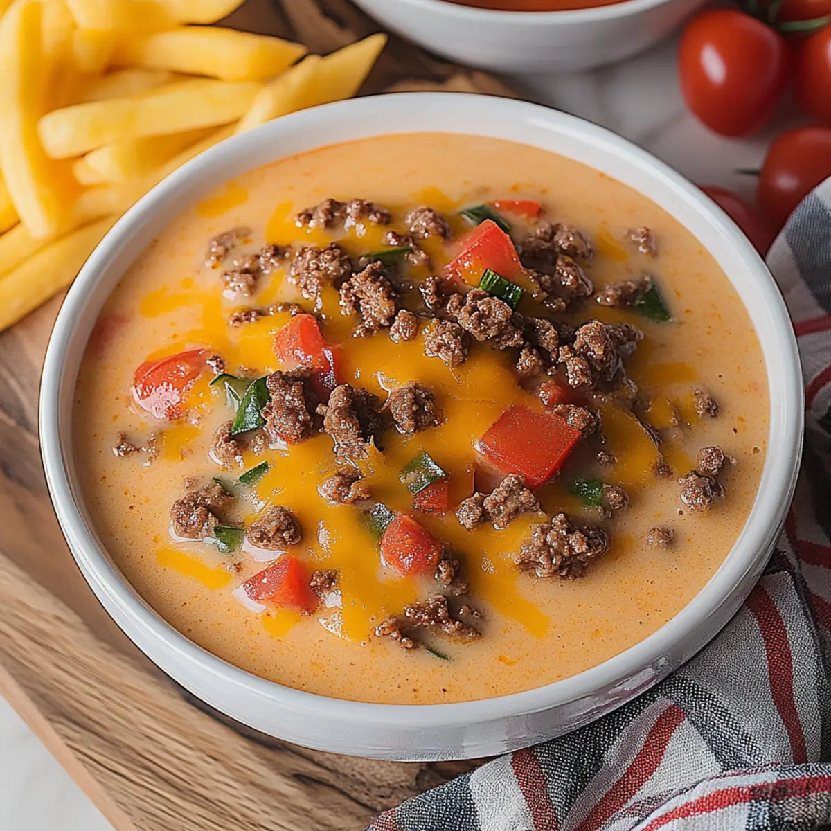 Cheeseburger Soup