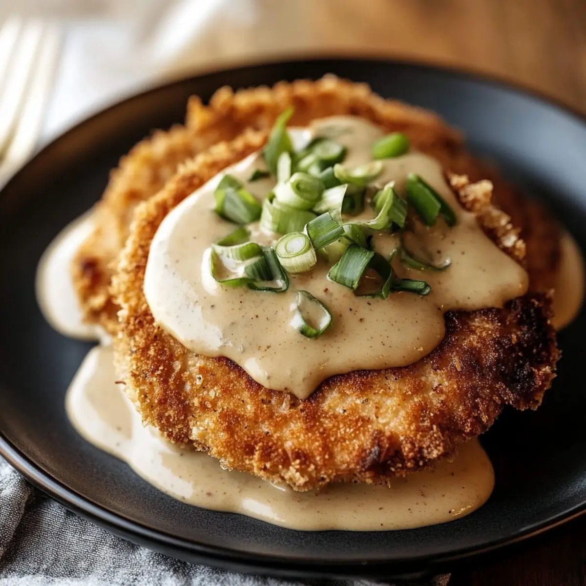 Chicken Fried Steak with Creamy Gravy