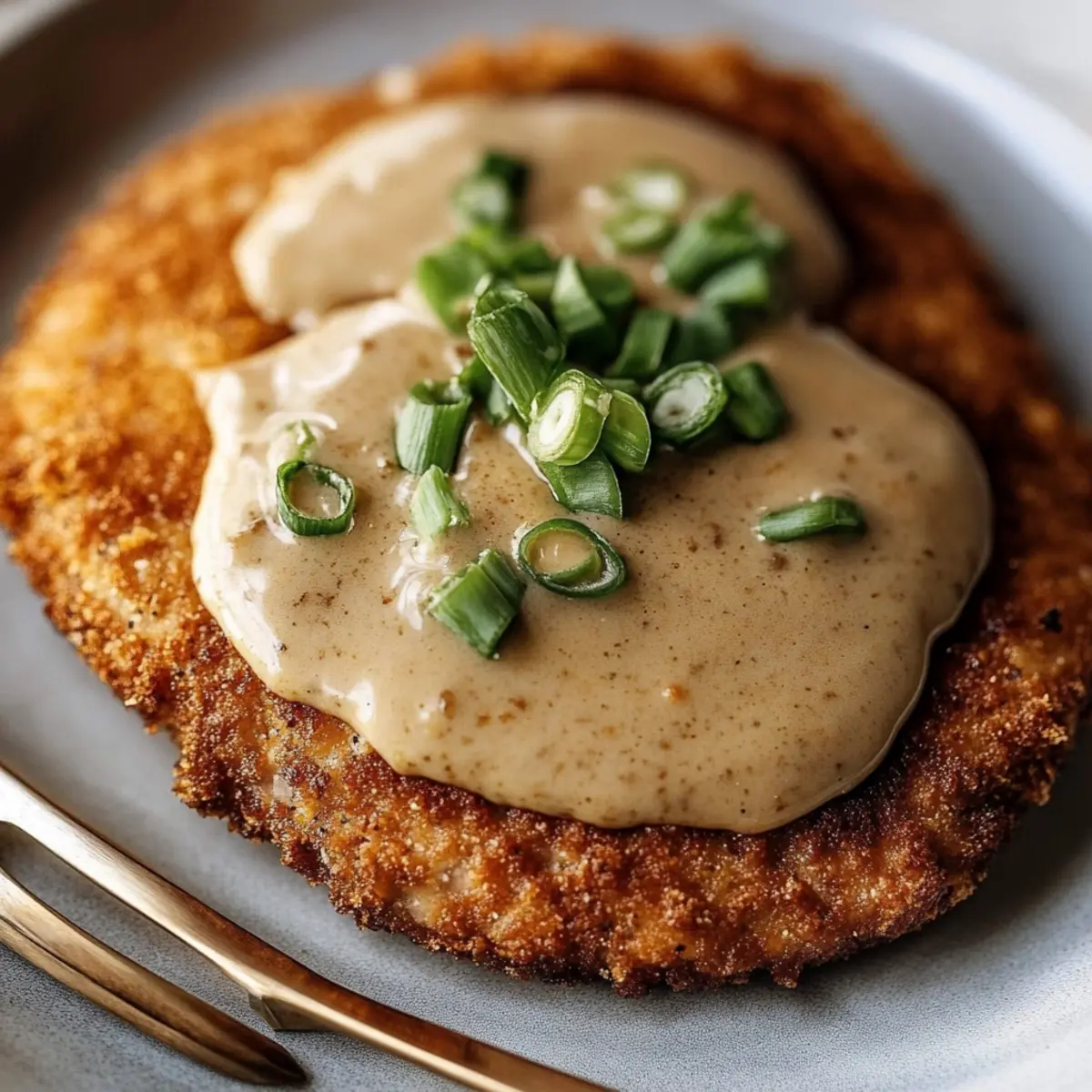 Chicken Fried Steak with Creamy Gravy