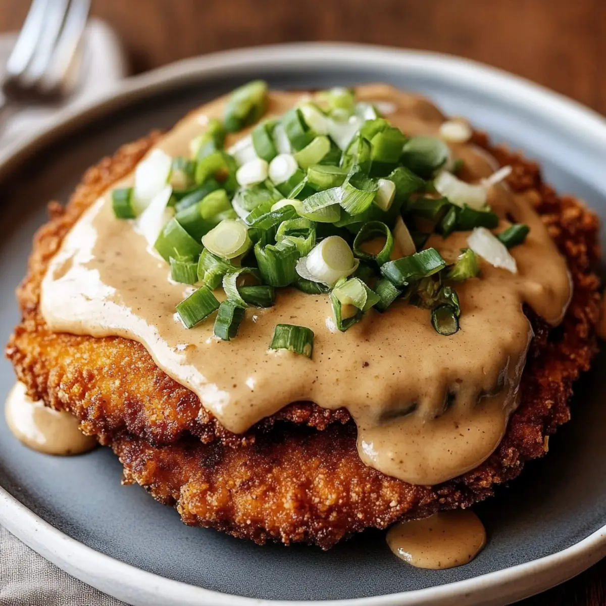 Chicken Fried Steak with Creamy Gravy