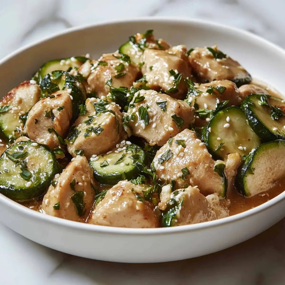 Chicken Zucchini Stir Fry