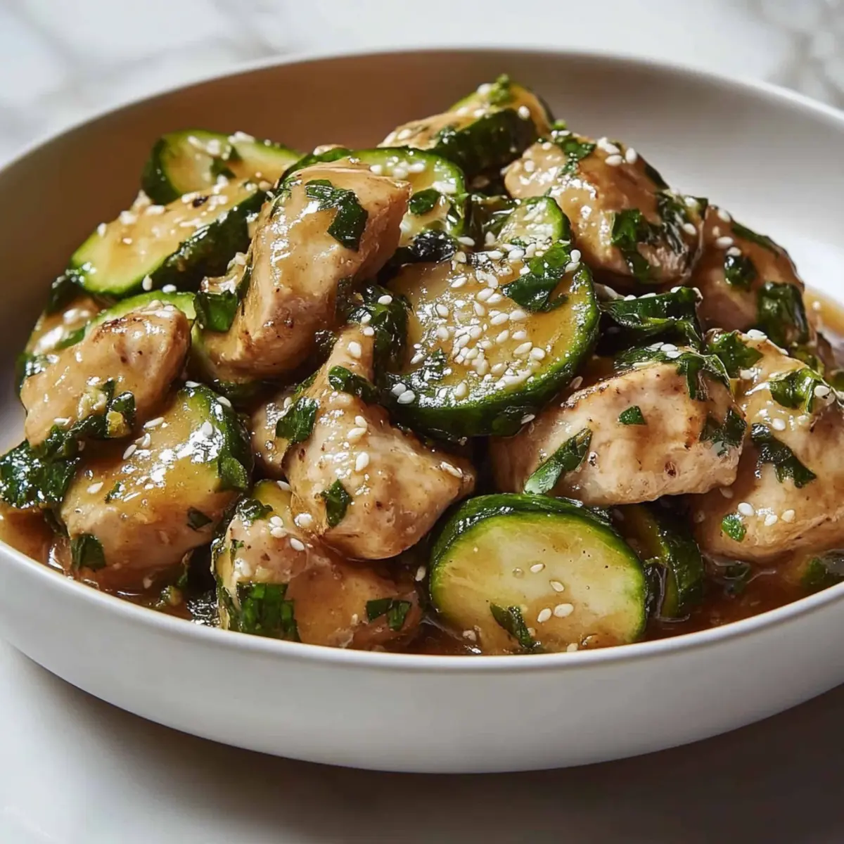 Chicken Zucchini Stir Fry