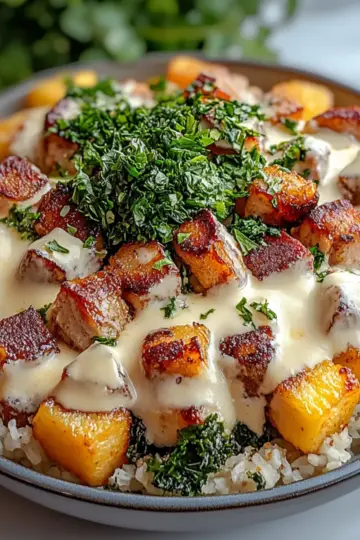 Chicken and Sweet Potato Bowls