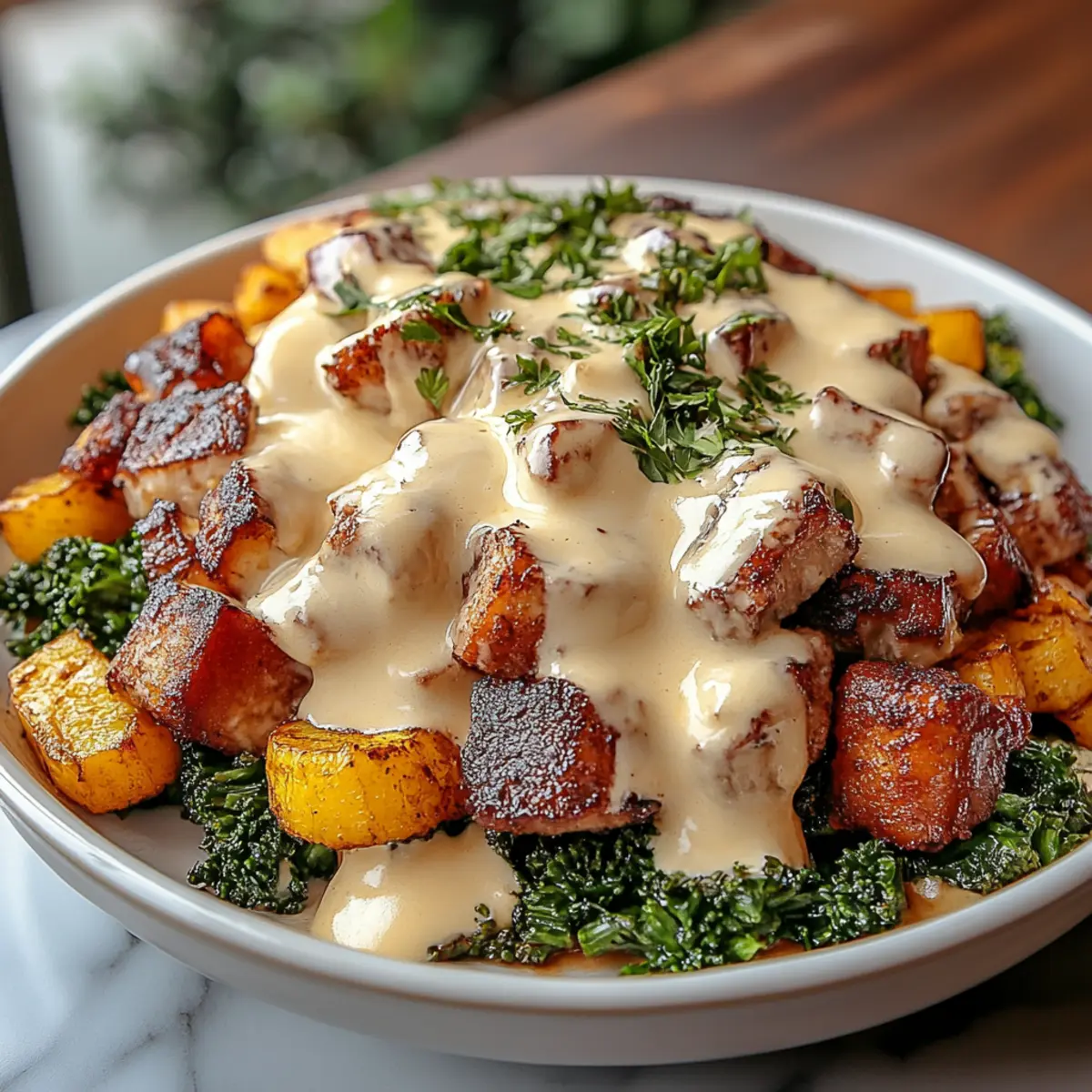 Chicken and Sweet Potato Bowls