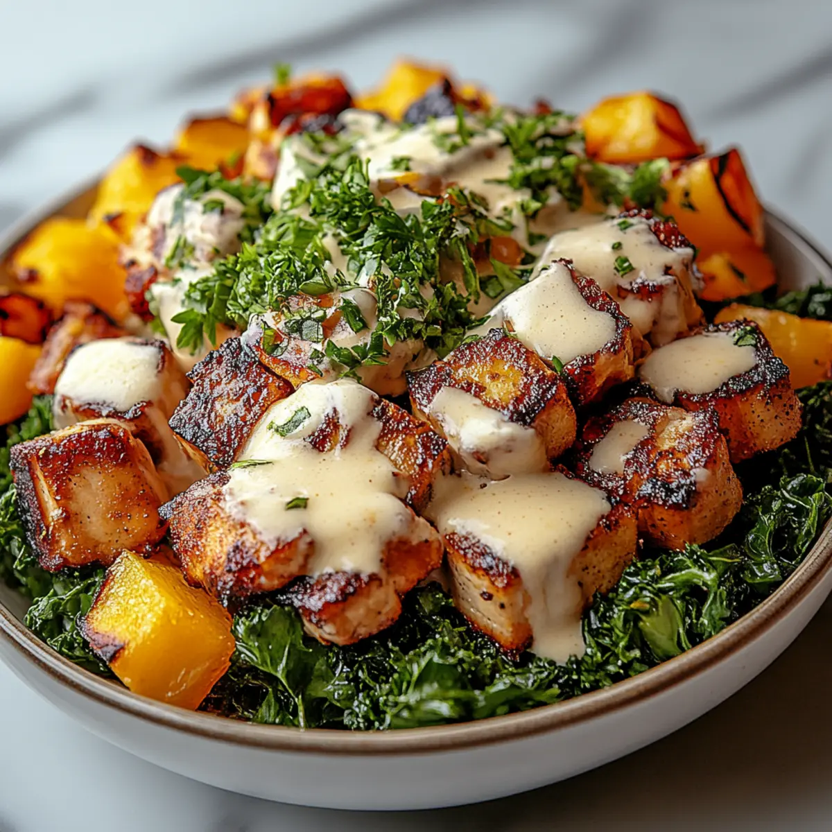 Chicken and Sweet Potato Bowls