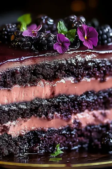 Chocolate Blackberry Cake