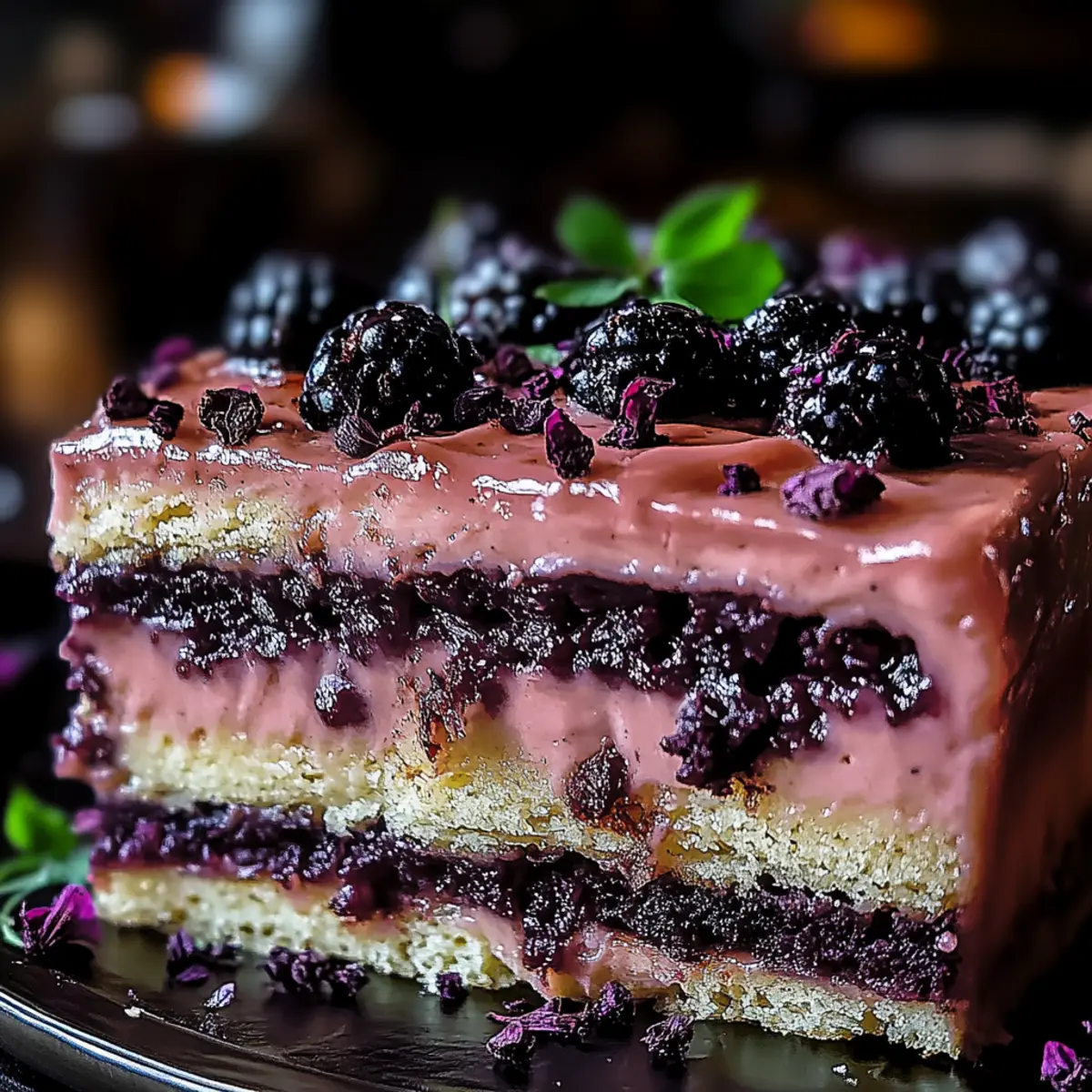 Chocolate Blackberry Cake
